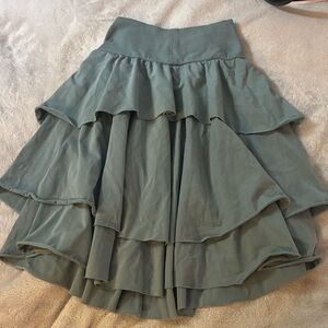 Matilda Jane Teal Tiered Skater Skirt